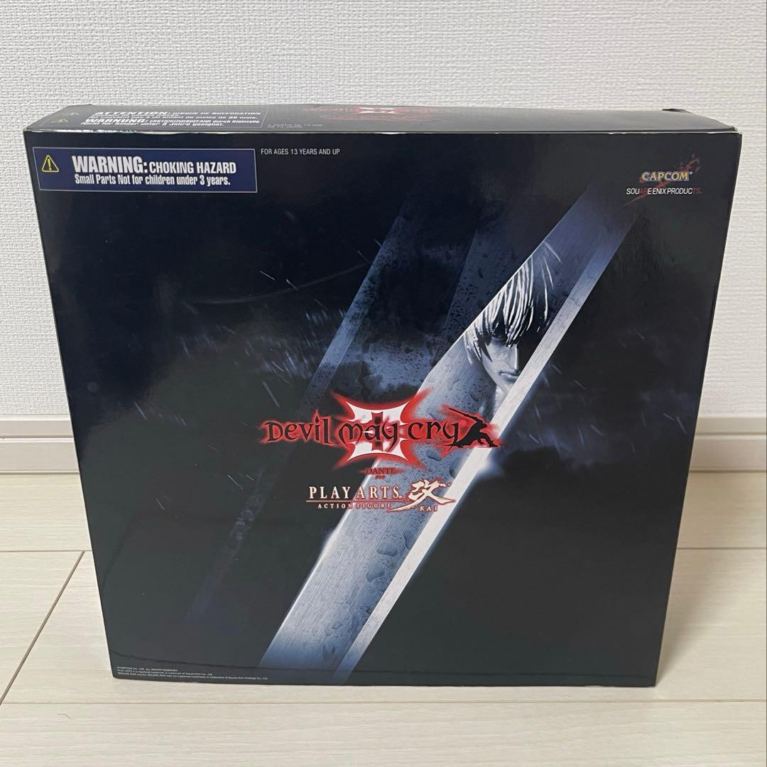 Play Arts Kai Vergil Devil May Cry 3 Figure Capcom Square Enix Japan w/Box