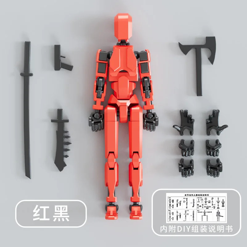 3D Printed Dummy 13 Shapeshift Robot Multi-Jointed Movable Action Figure Toy