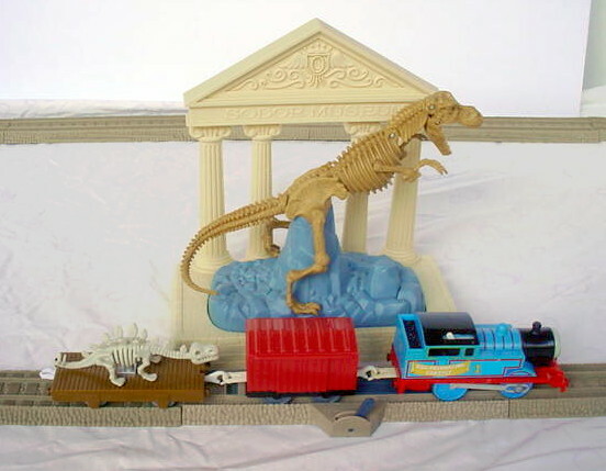 Motorized Thomas Train HUGE Layout LOT Trackmaster + Sodor Museum Dinosaur