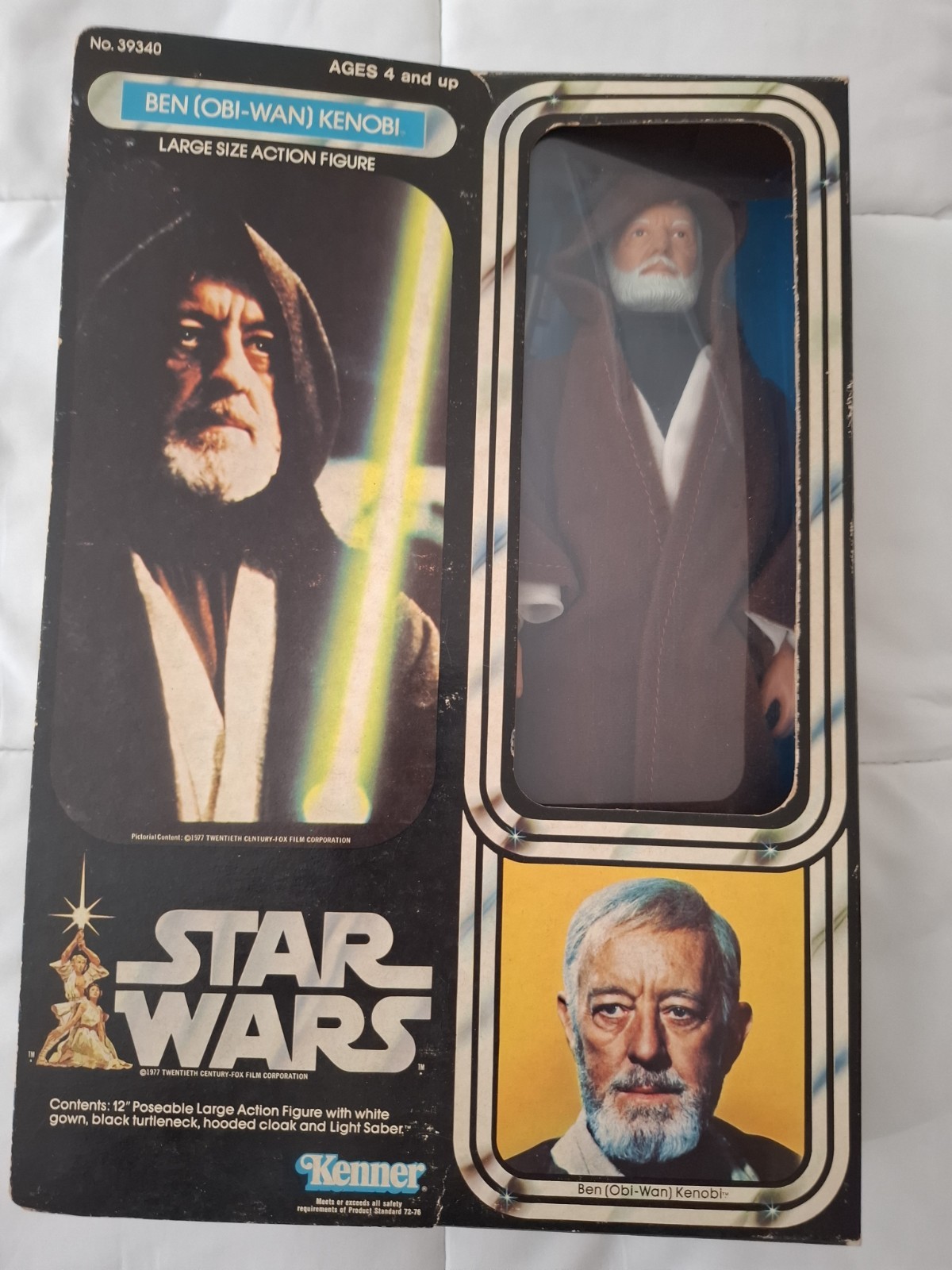 Star Wars Vintage 1979 12 Inch Obi-Wan Kenobi Action Figure Sealed #39340