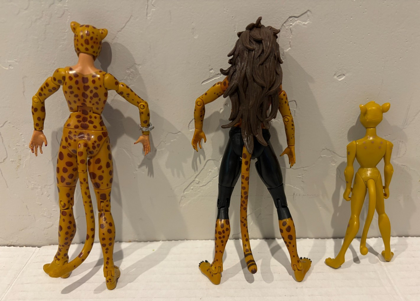 3 DIFF DC Universe 2009 Cheetah Figures 6&Prime; Wave 13, Black Suit Variant 4&Prime; Mattel