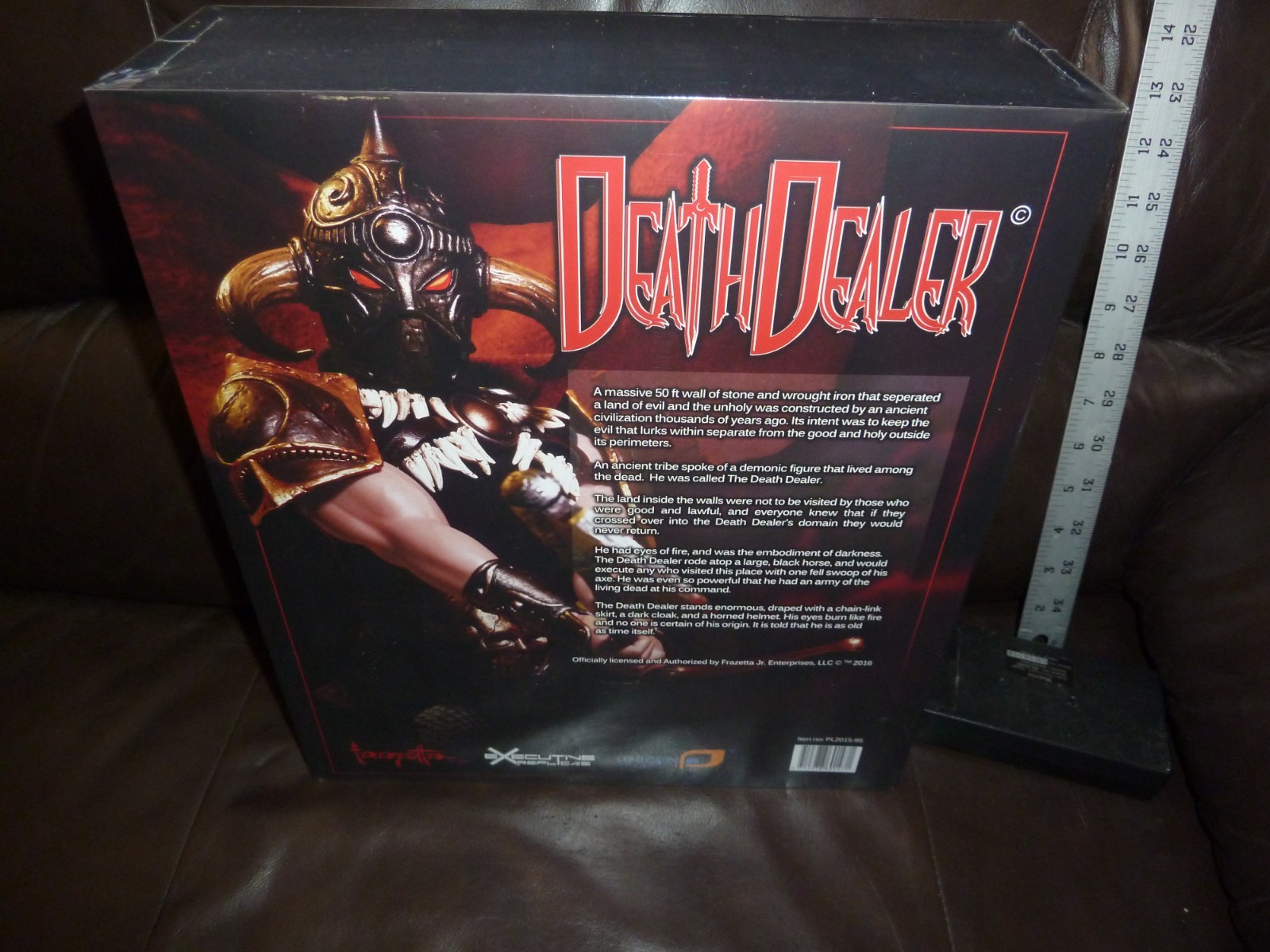 EXECUTIVE REPLICAS DEATH DEALER 1/6TH SCALE PHICEN LIMITED FRAZETTA 2016 boxed