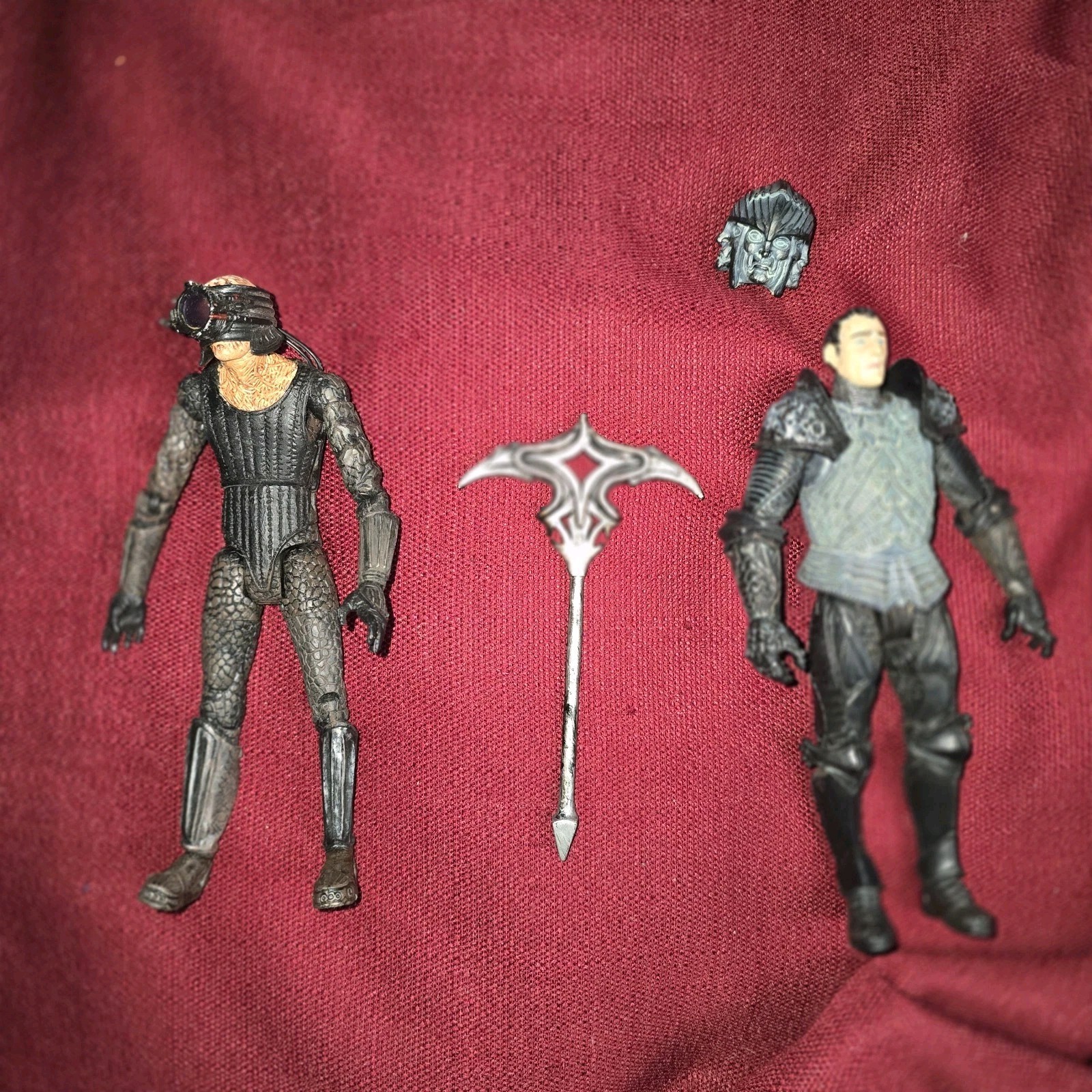 SOTA Toys Chronicles of Riddick Lord Marshal & Lensing Necro Figures Loose