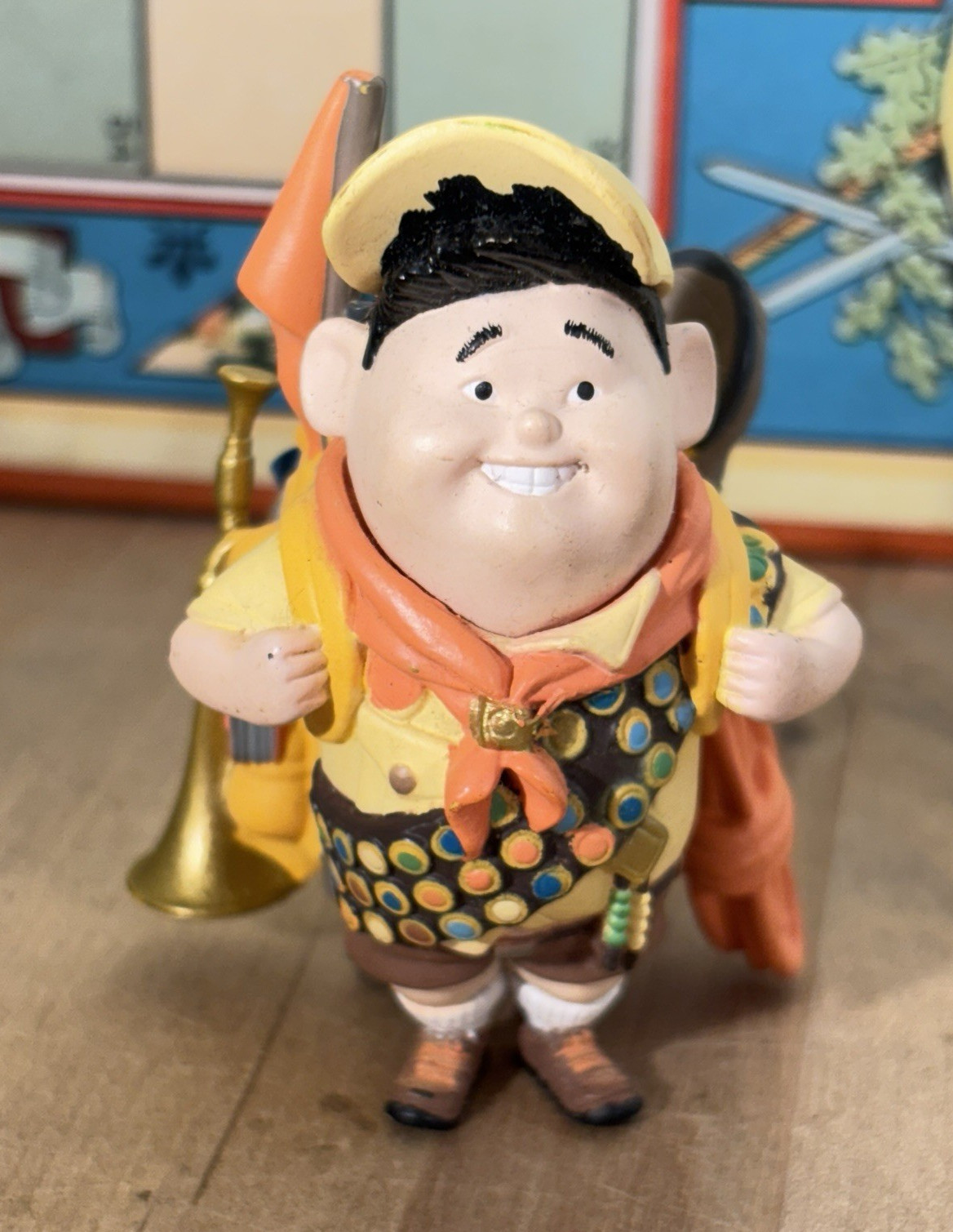 Russell With Backpack PVC Action Figure, Disney Pixar&rsquo;s UP, 3&Prime;