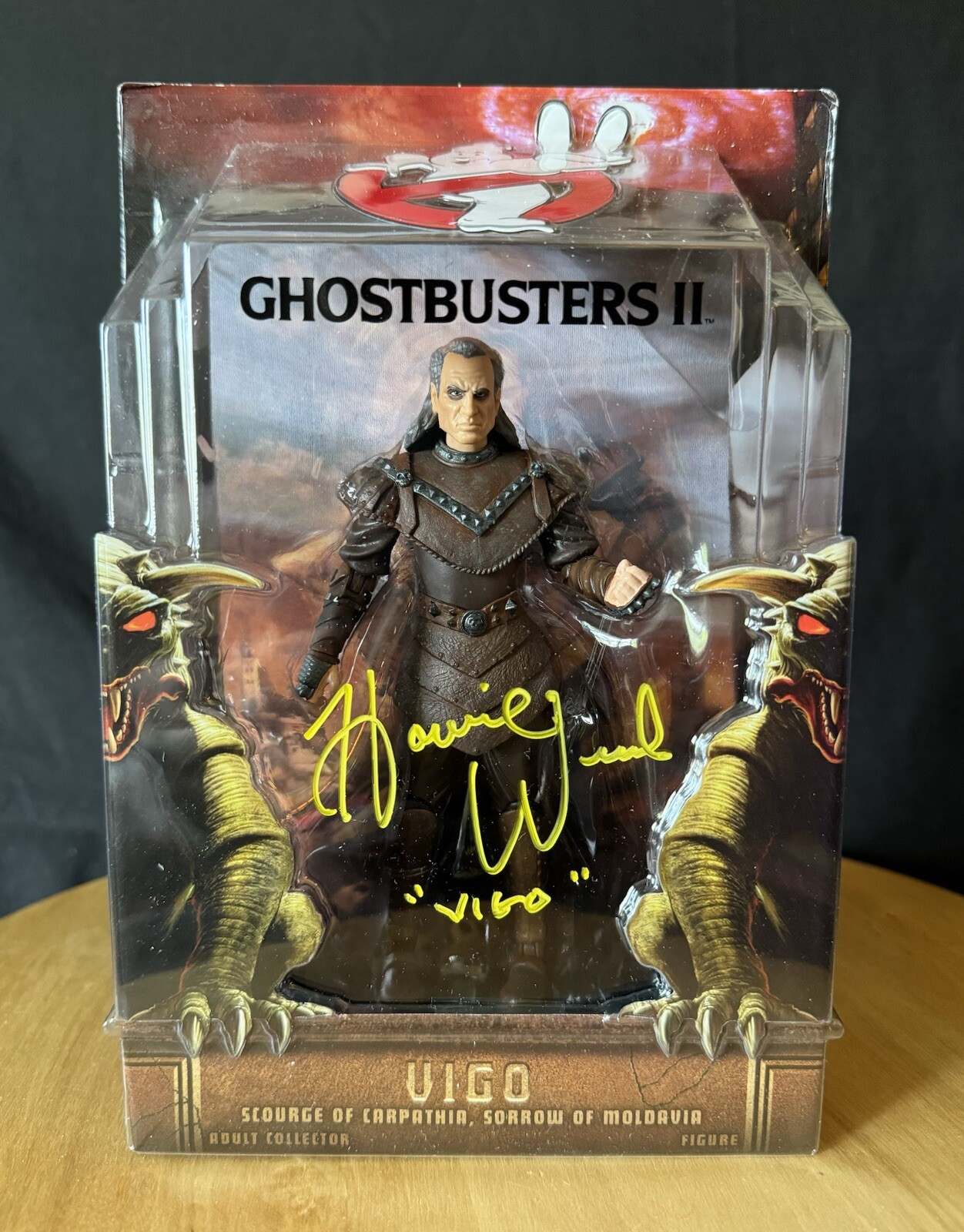 MATTEL Adult 6&Prime; VIGO THE CARPATHIAN Ghostbusters II🔥Signed by HOWIE WEED 🔥VHTF