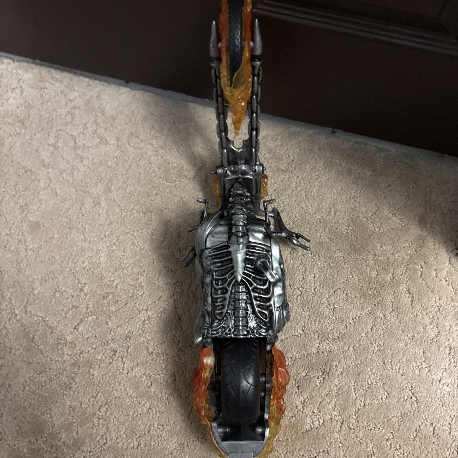 2006 Hasbro • Ultimate 12” Ghost Rider • Flaming Motorcycle 20” Bike Only • Rare