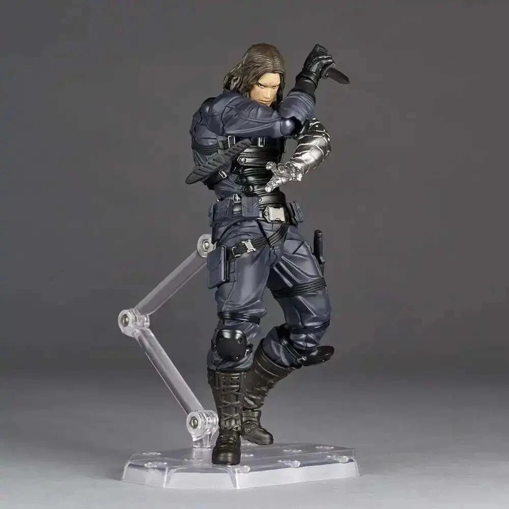 Kaiyodo Revoltech Winter Soldier – Bucky Barnes Movable Anime Action Figure