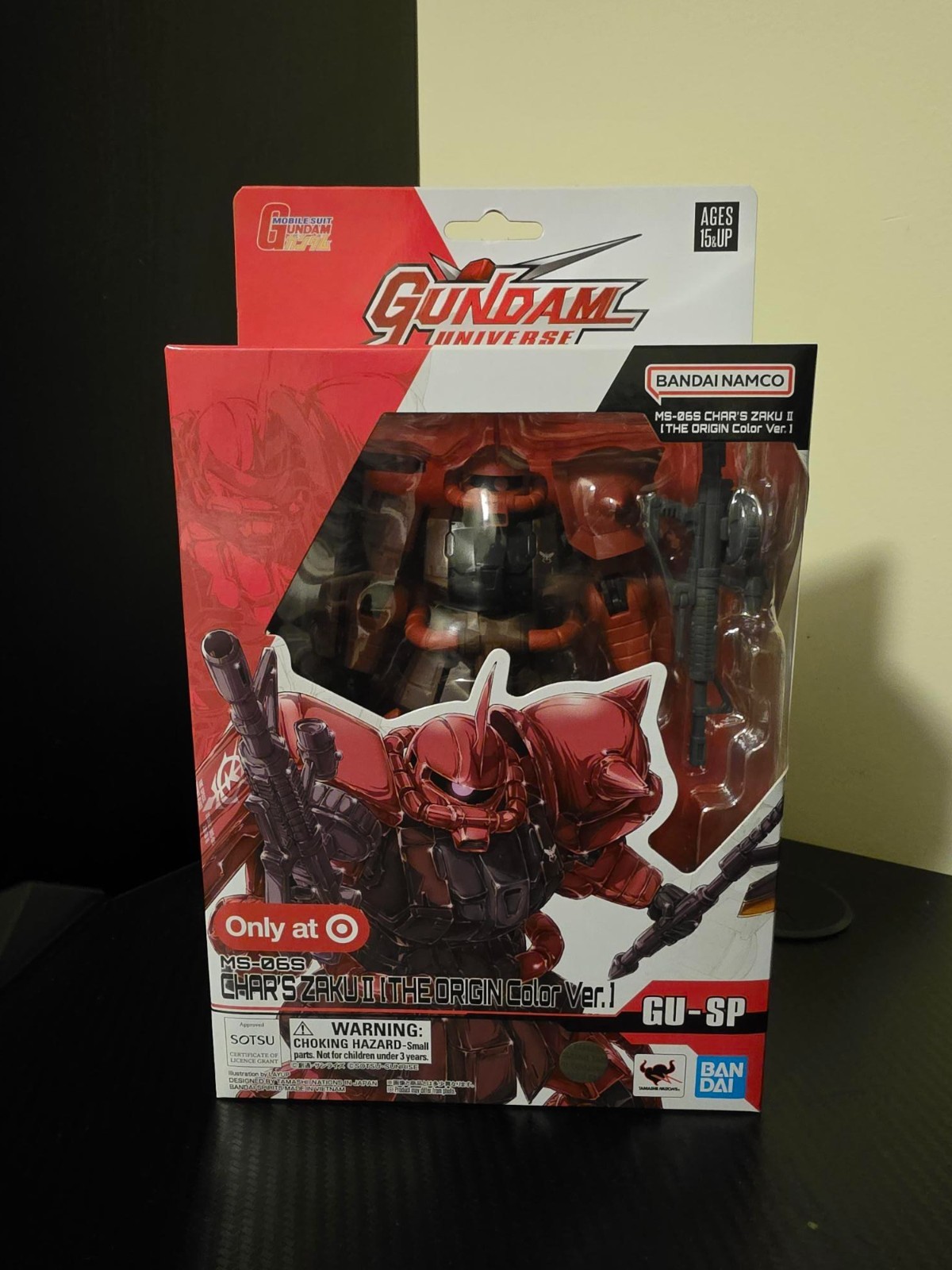 Gundam Universe MS-06S Char&rsquo;s Zaku 2 (Origin Ver.) GU-SP Target Exclusive