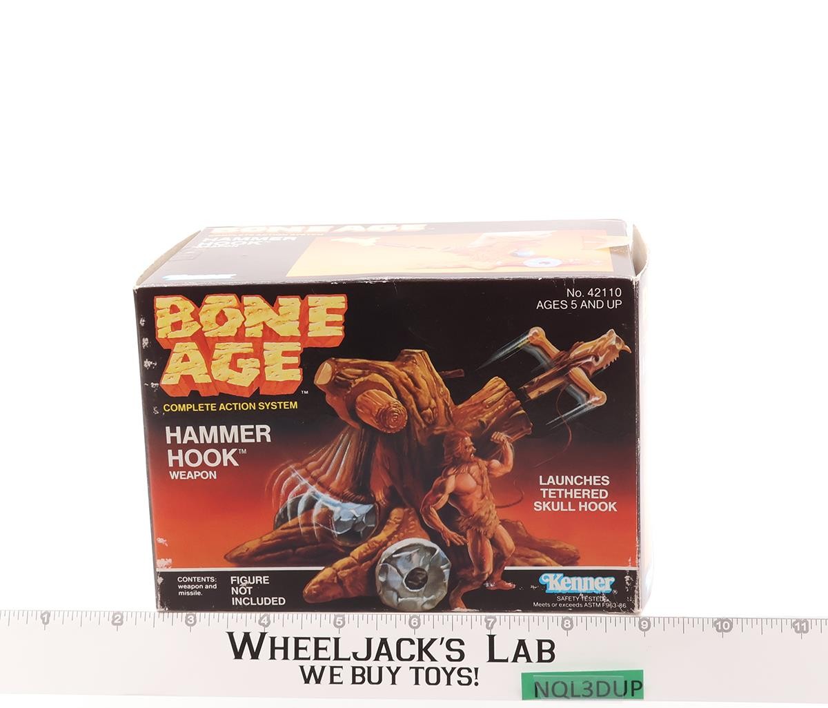 Hammer Hook W/BOX 100% Complete Bone Age Kenner 1988 Vintage Action Figure