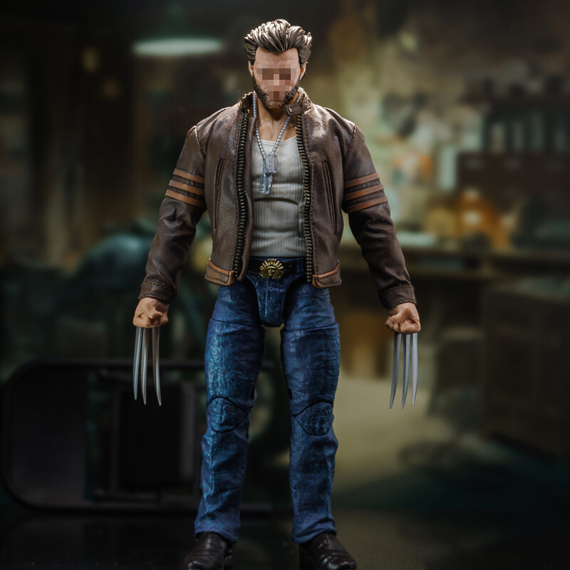 1/12 Wolverine Logan Brown Jacket Leather FOR 6 » Figure Marvel Legends ❶USA❶