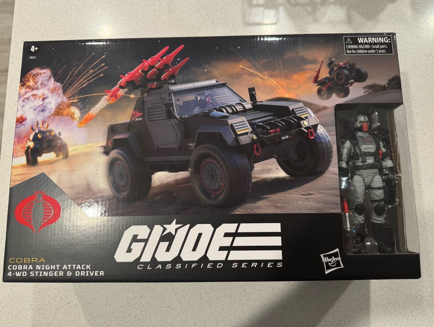 GI Joe Classified Series COBRA NIGHT ATTACK 4-WD STINGER & DRIVER Sealed Box NEW