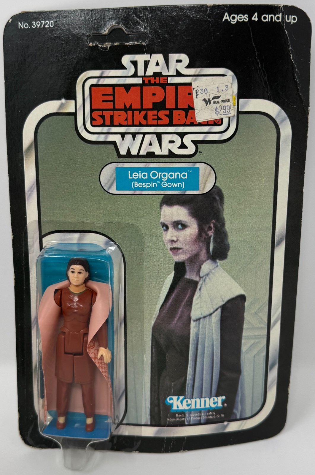 Star Wars ESB Leia Organa Bespin Gown 31 back 1980 Kenner action figure