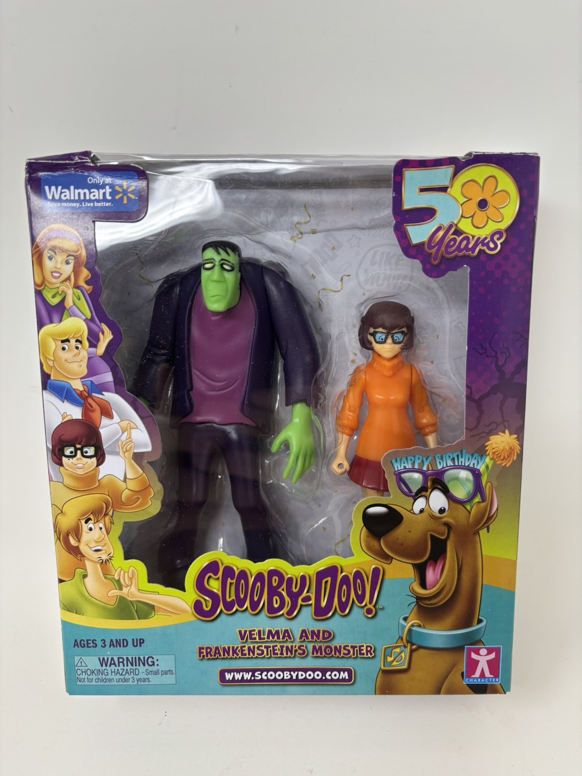 Scooby Doo Velma Frankenstein Monster 5&Prime; Action Figure 50 Years Walmart Sealed