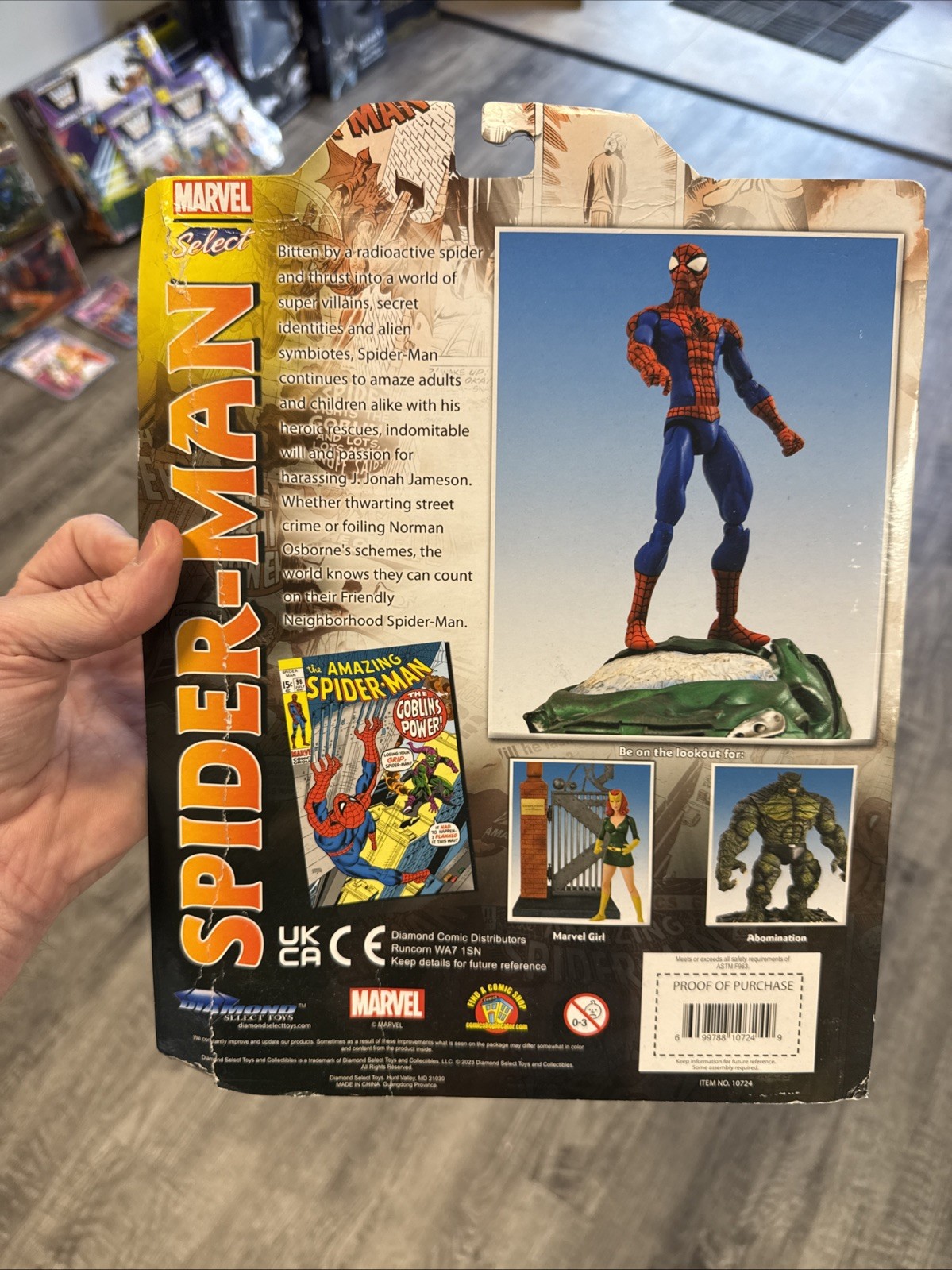 2009 Diamond Select Toys Marvel Select 7&Prime; Spider-Man Action Figure SEALED NEW