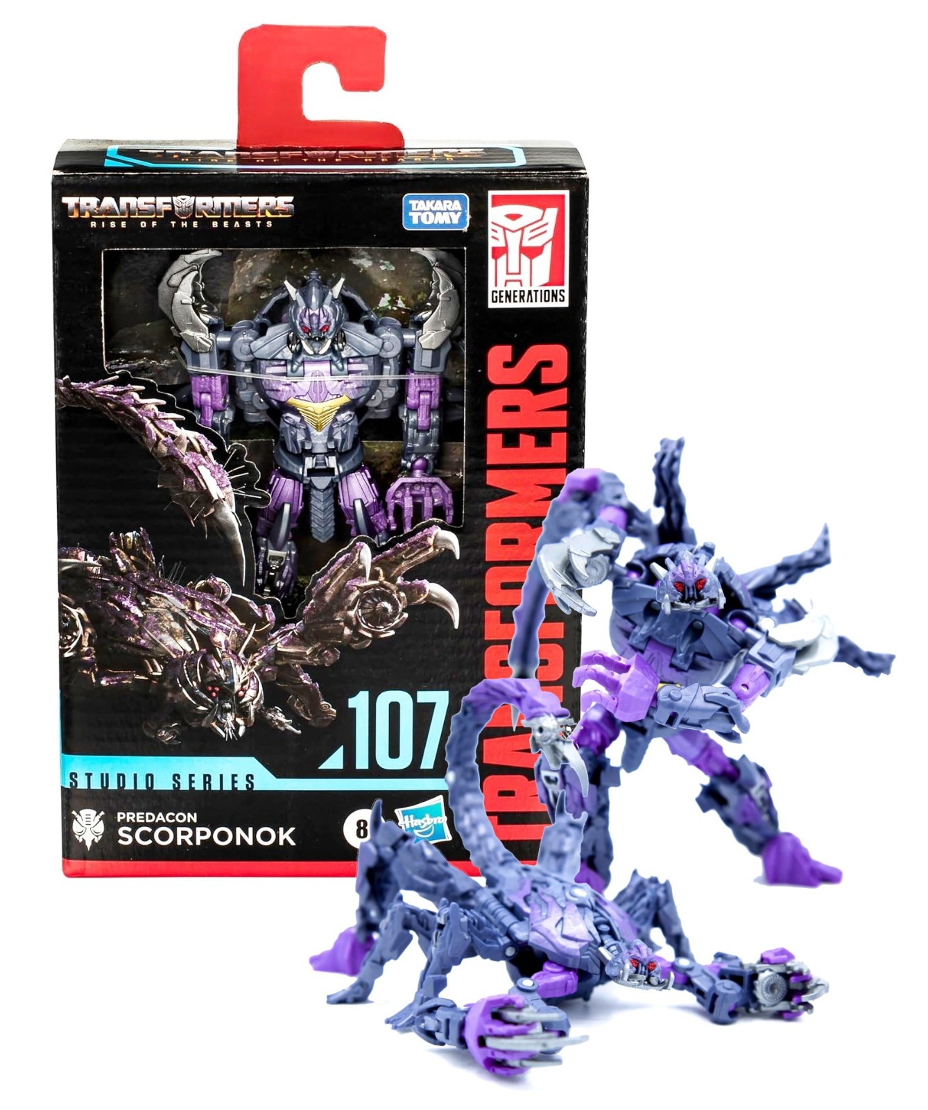 Transformers Generations Studio Series 107 Predacon Scorponok 4.5&Prime; Figure NIB