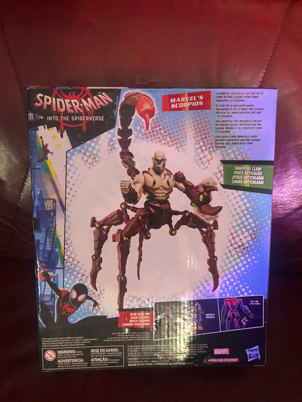 Spider-Man Into The Spider-Verse Marvel&rsquo;s Scorpion 6&Prime; Villain Action Figure NIB