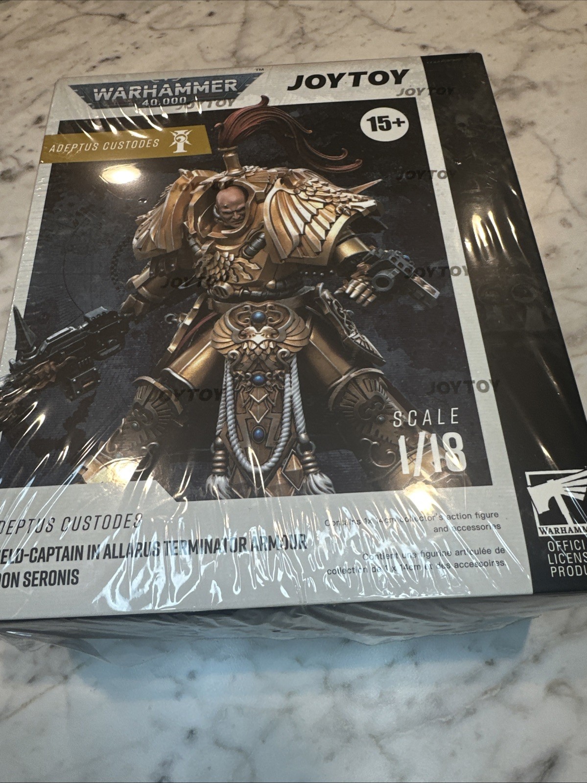 JoyToy Warhammer 40,000 Adeptus Custodes Hydon Seronis 1:18 w/ Accessories
