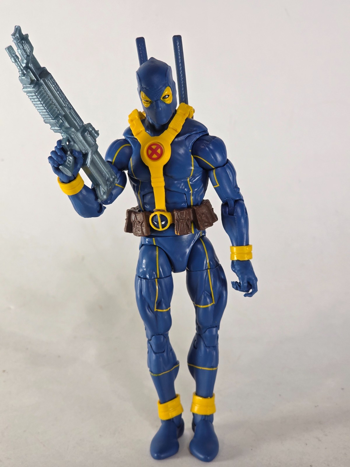 Marvel Legends X-men Deadpool Strong Guy BAF Wave Complete Blue Suit Ships Fast!