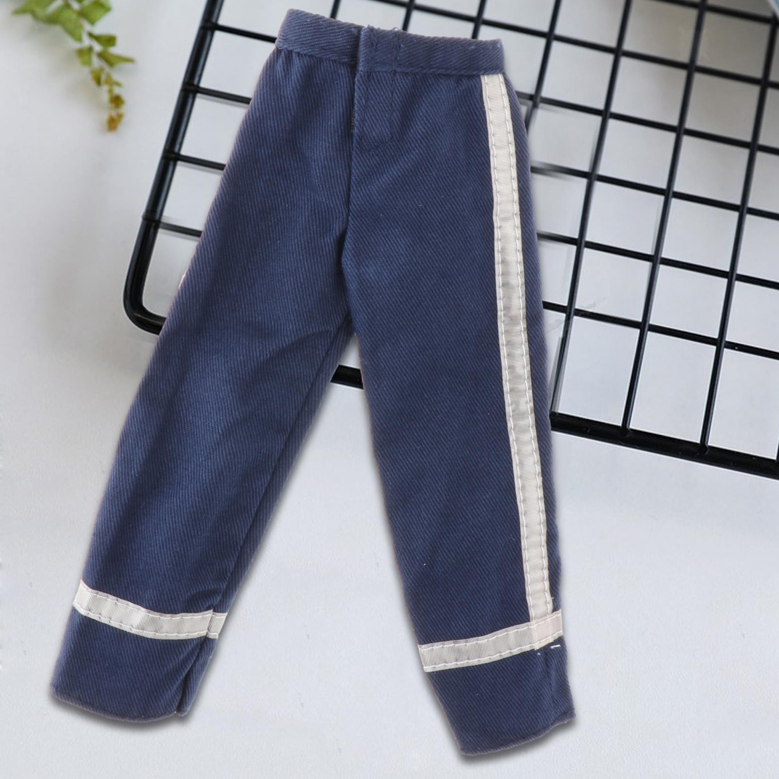 1/6 Scale Figure Clothes Male Doll Pants Pretend Play Toy Landscape Decor Male