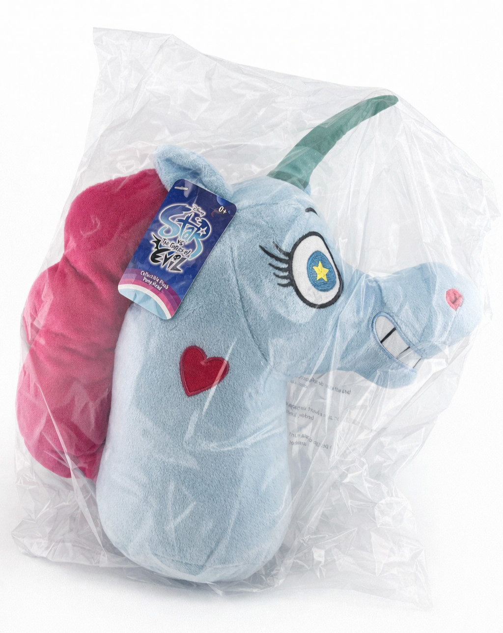 Disney Star vs Forces of Evil Flying Princess Pony Head Unicorn Plush Comic Con