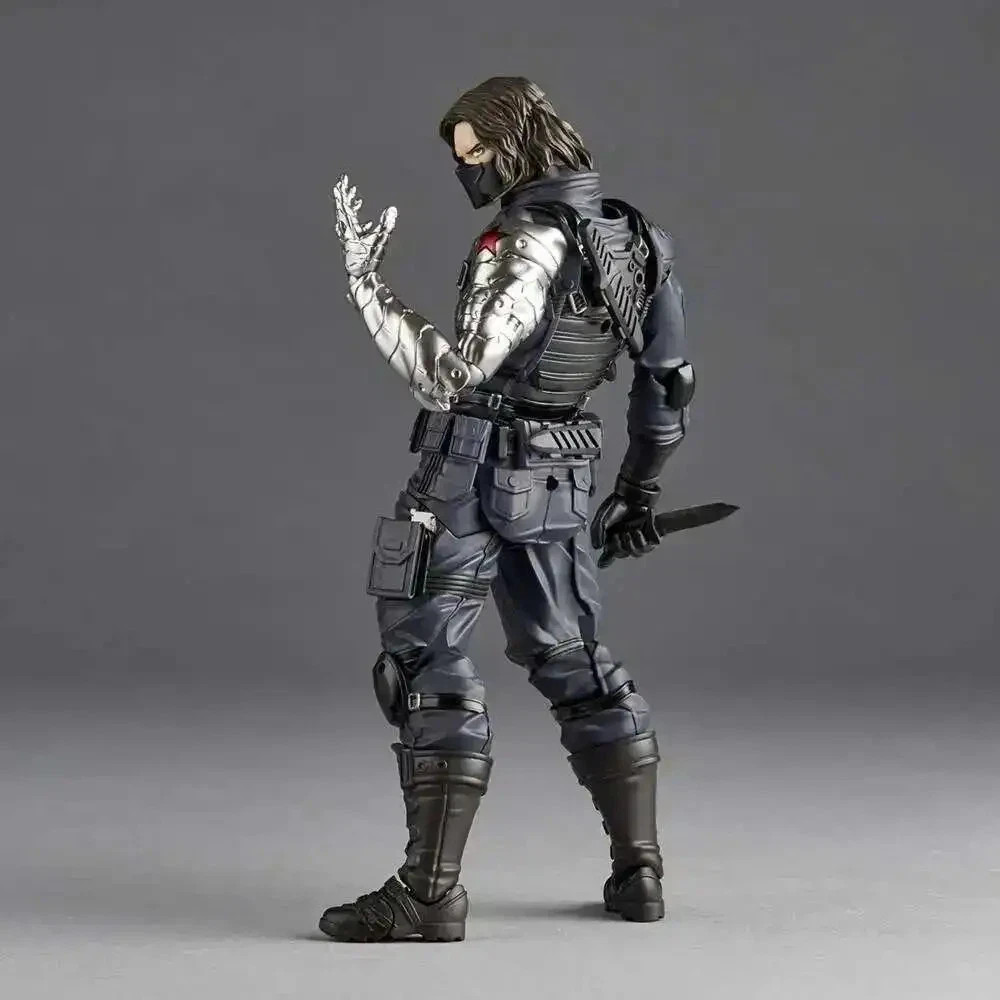 Kaiyodo Revoltech Winter Soldier – Bucky Barnes Movable Anime Action Figure