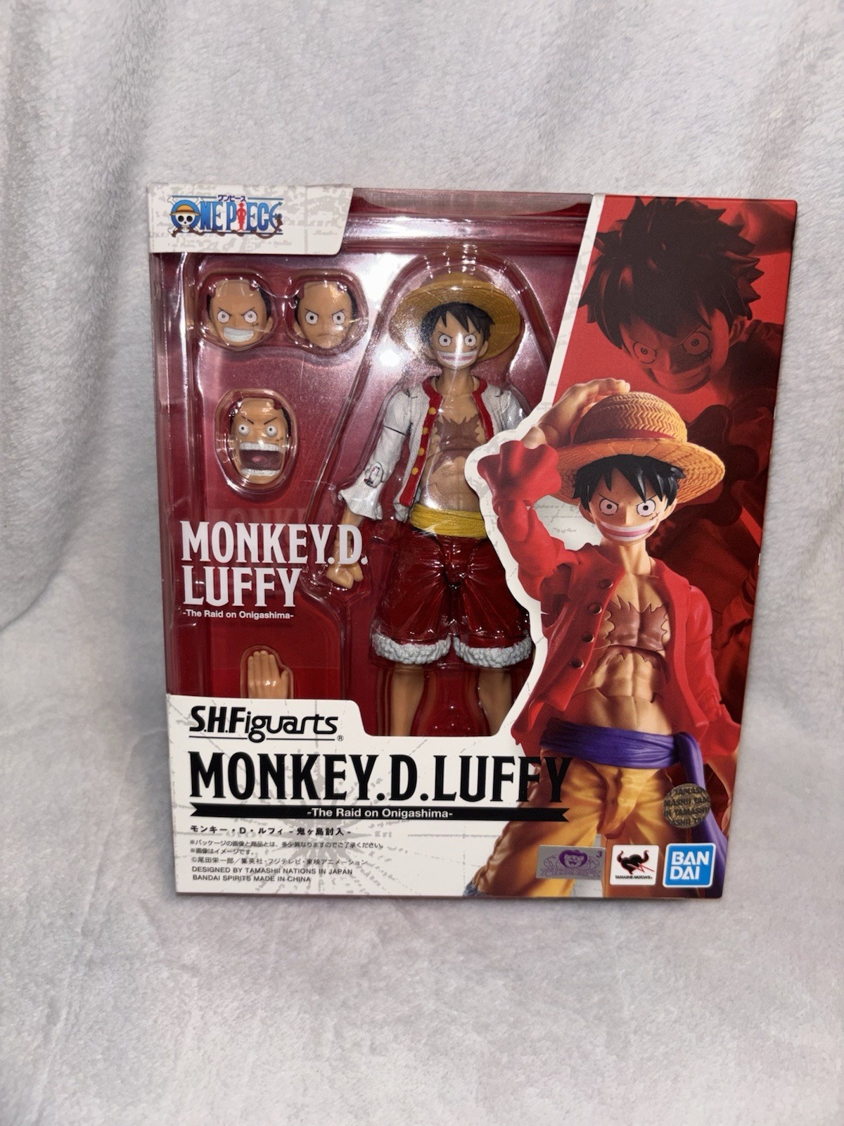 Custom Painted Sh Figuarts Whole Cake Island Luffy Figure With Box