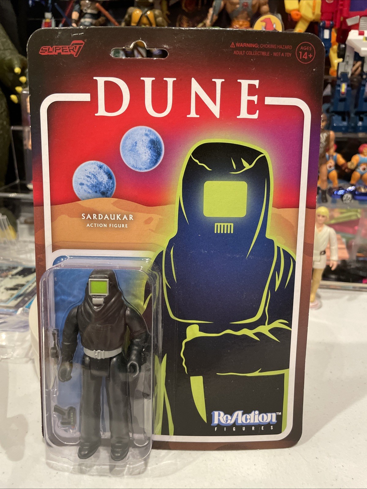 Dune Sardaukar Super7 ReAction 3.75&Prime; Figure Carded New