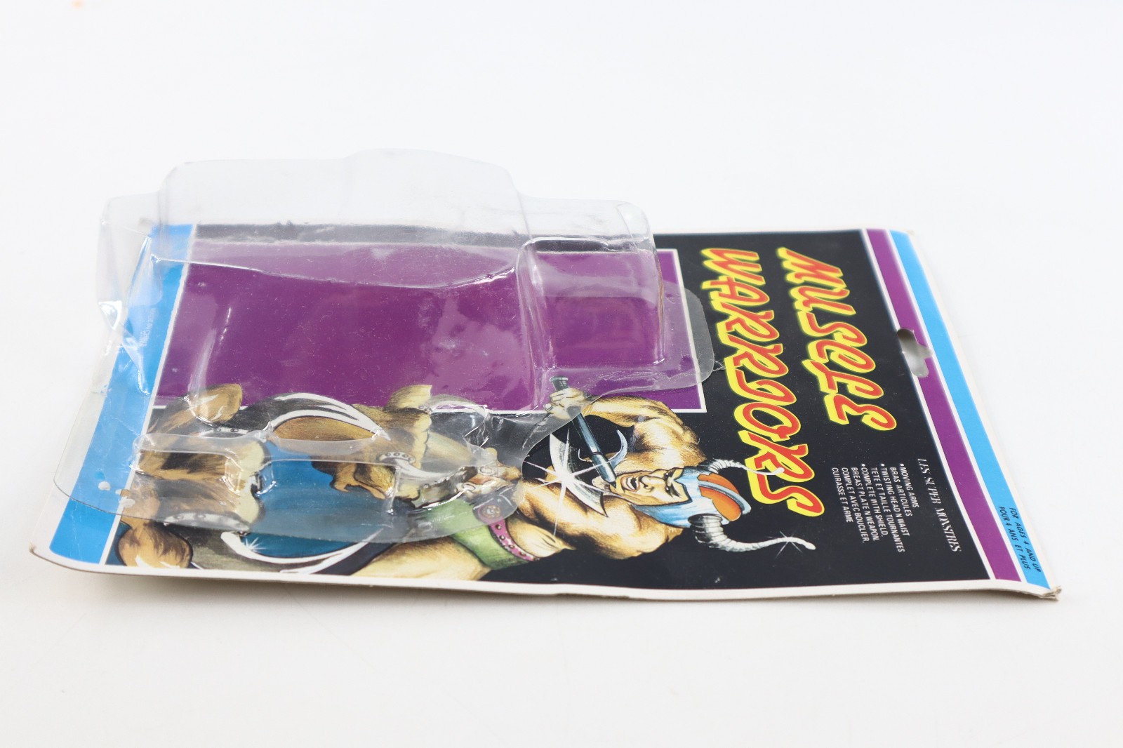 Muscle Warriors Cardback Clamshell Only MOTU Galaxy Warrior Fighter Hero KO