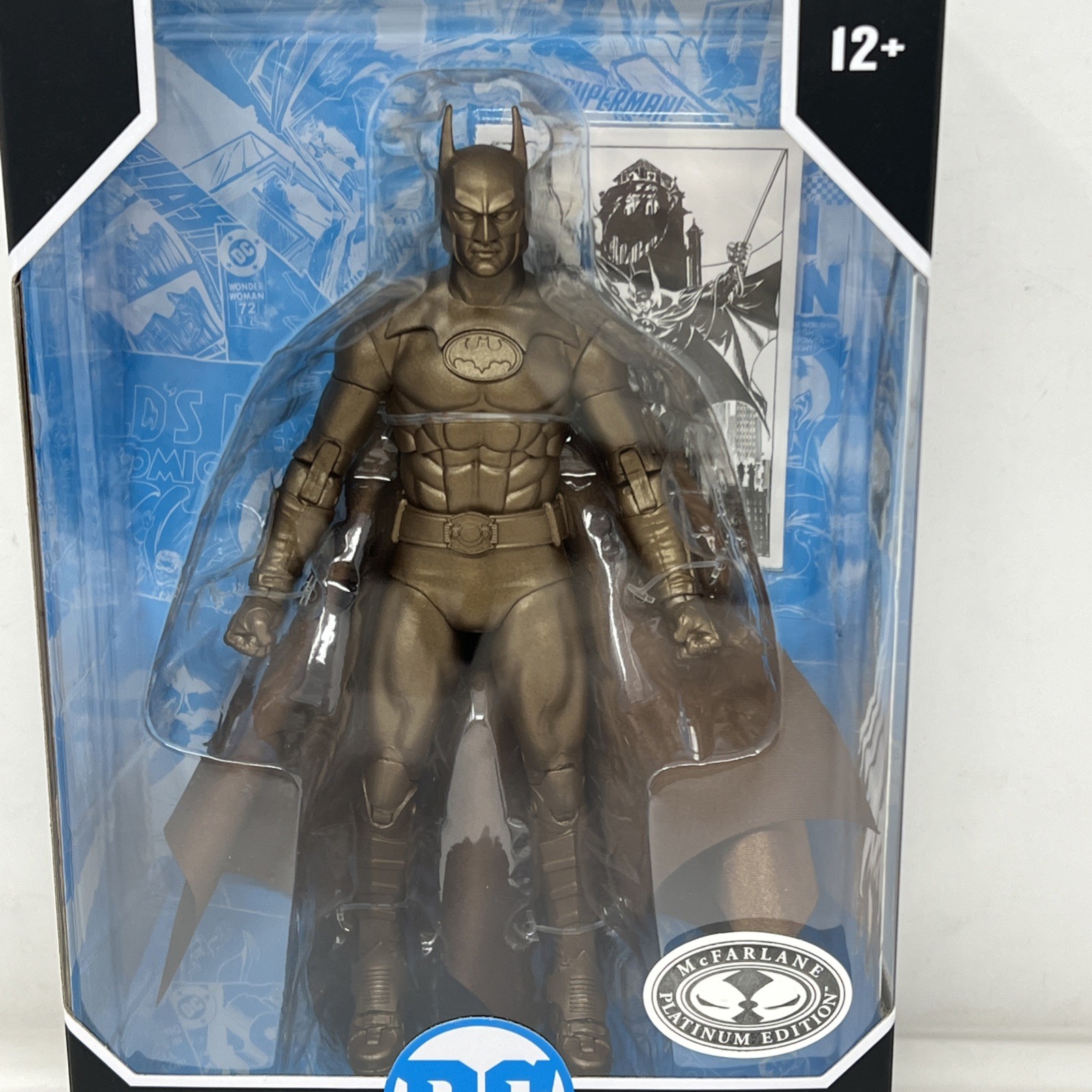 McFarlane DC Multiverse Bronze Batman 1989 Platinum Edition Figure New Sealed