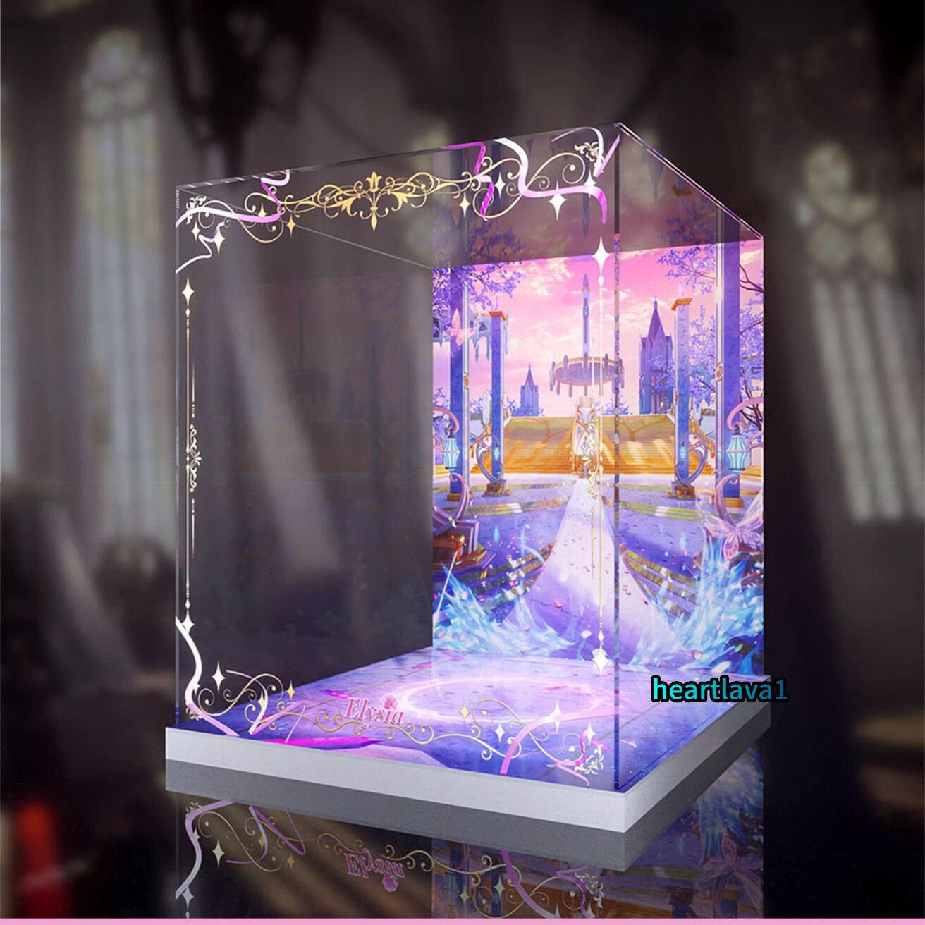 Dustproof Acrylic Display Box Case for Honkai Impact 3 1/7 Elysia Model