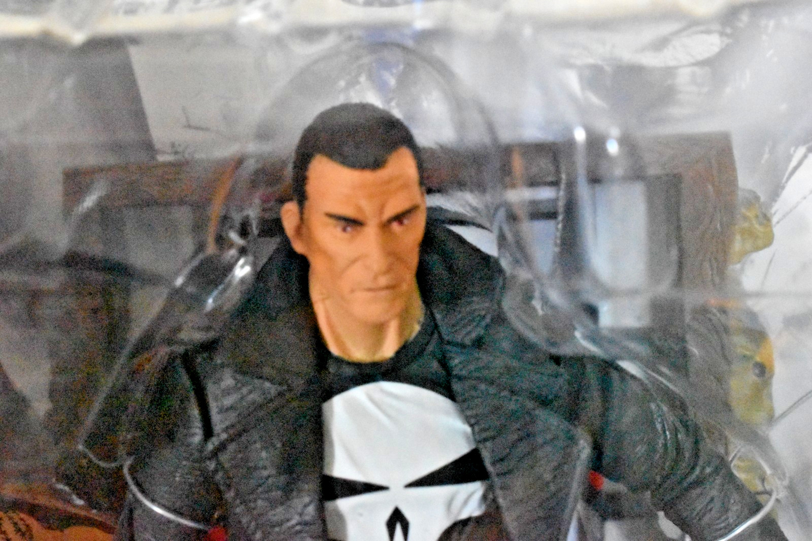 Marvel Select the PUNISHER 7&Prime; Action Figure pinball diorama scene Diamond Toys