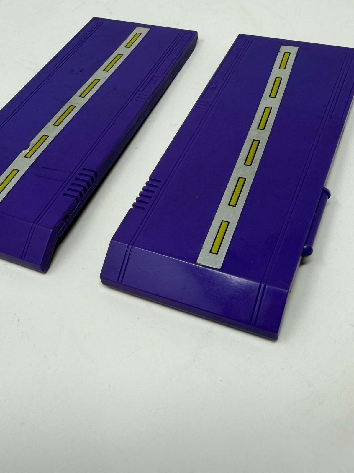 1986 G1 Transformers Trypticon Left & Right Purple Loading Ramps Set – Authentic