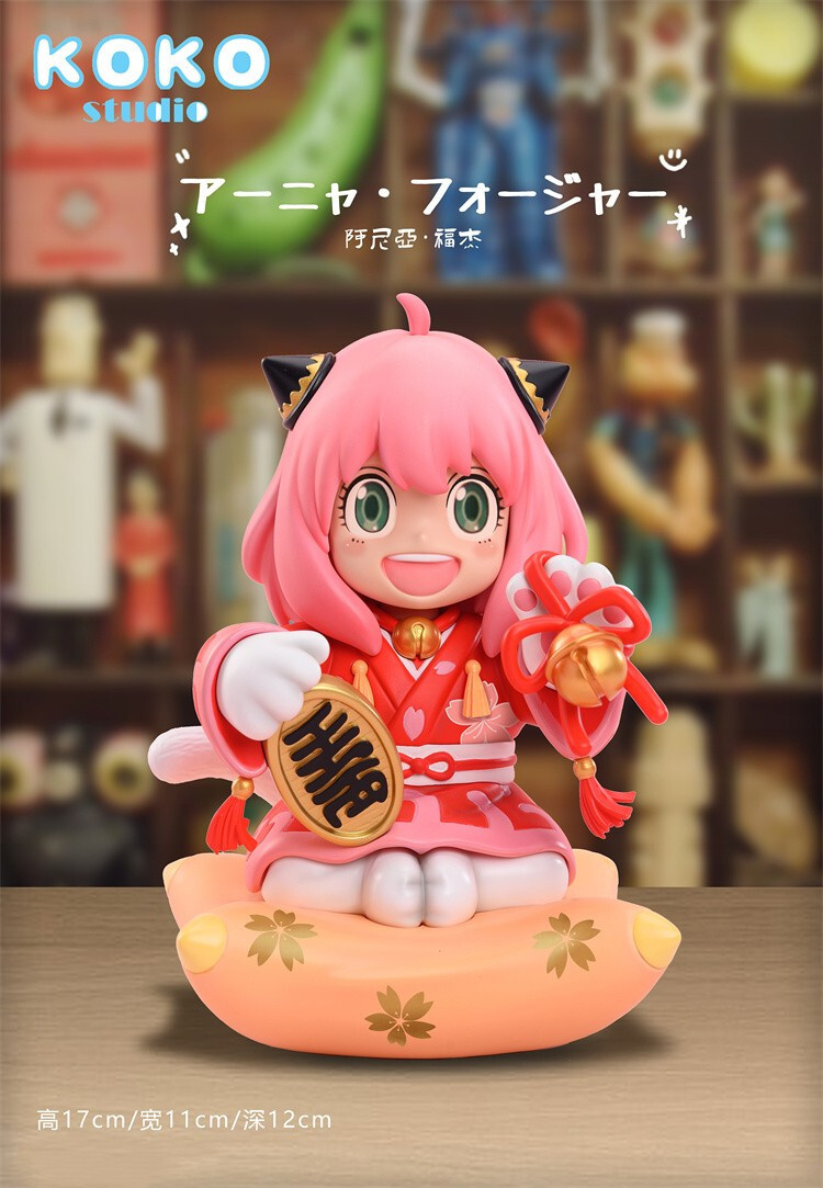 KoKo Studio Anya Forger SPY×FAMILY Resin PU Figure H17CM Statue