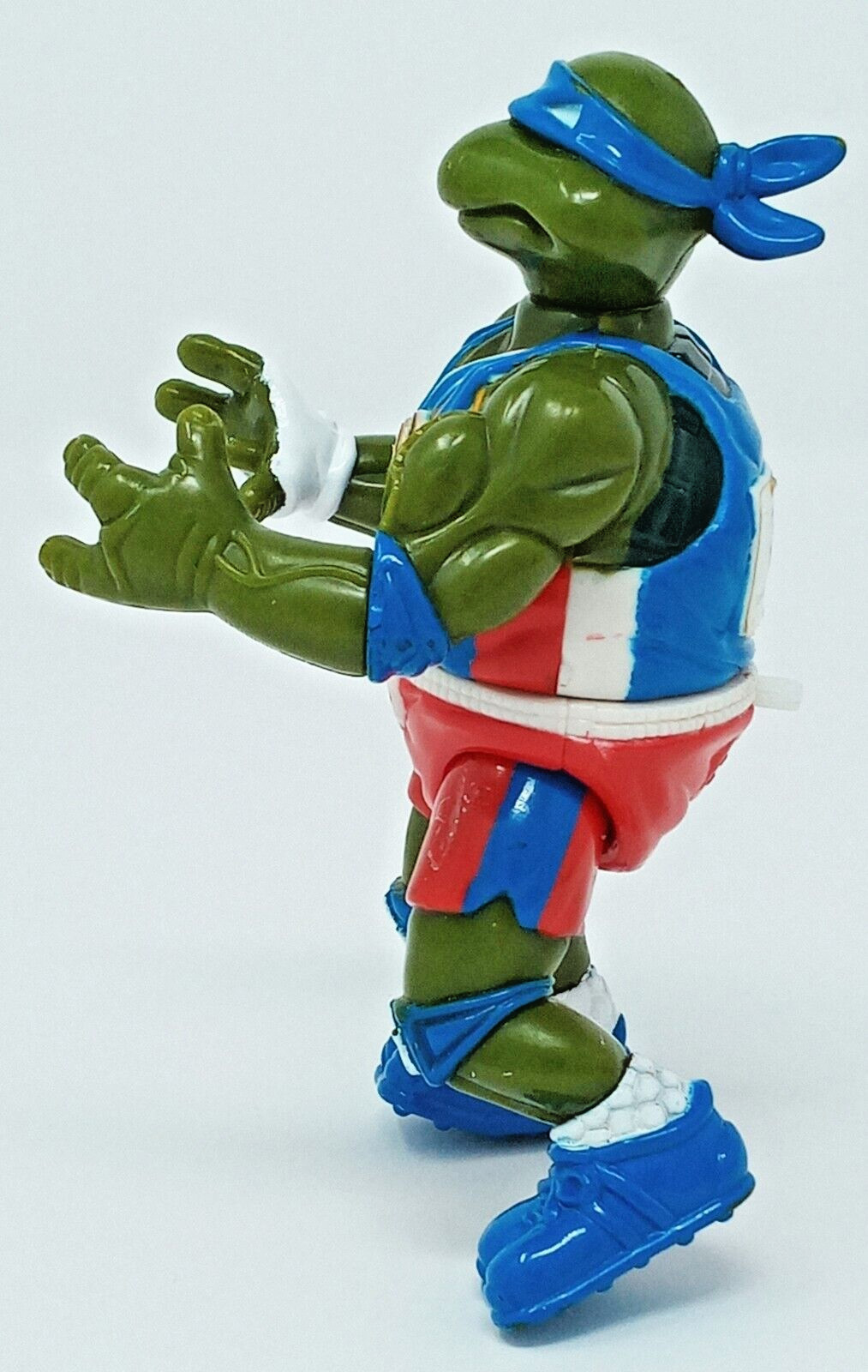 Leonardo 1992 Track n Field Leo 4.5&Prime; Figure original Playmates tmnt