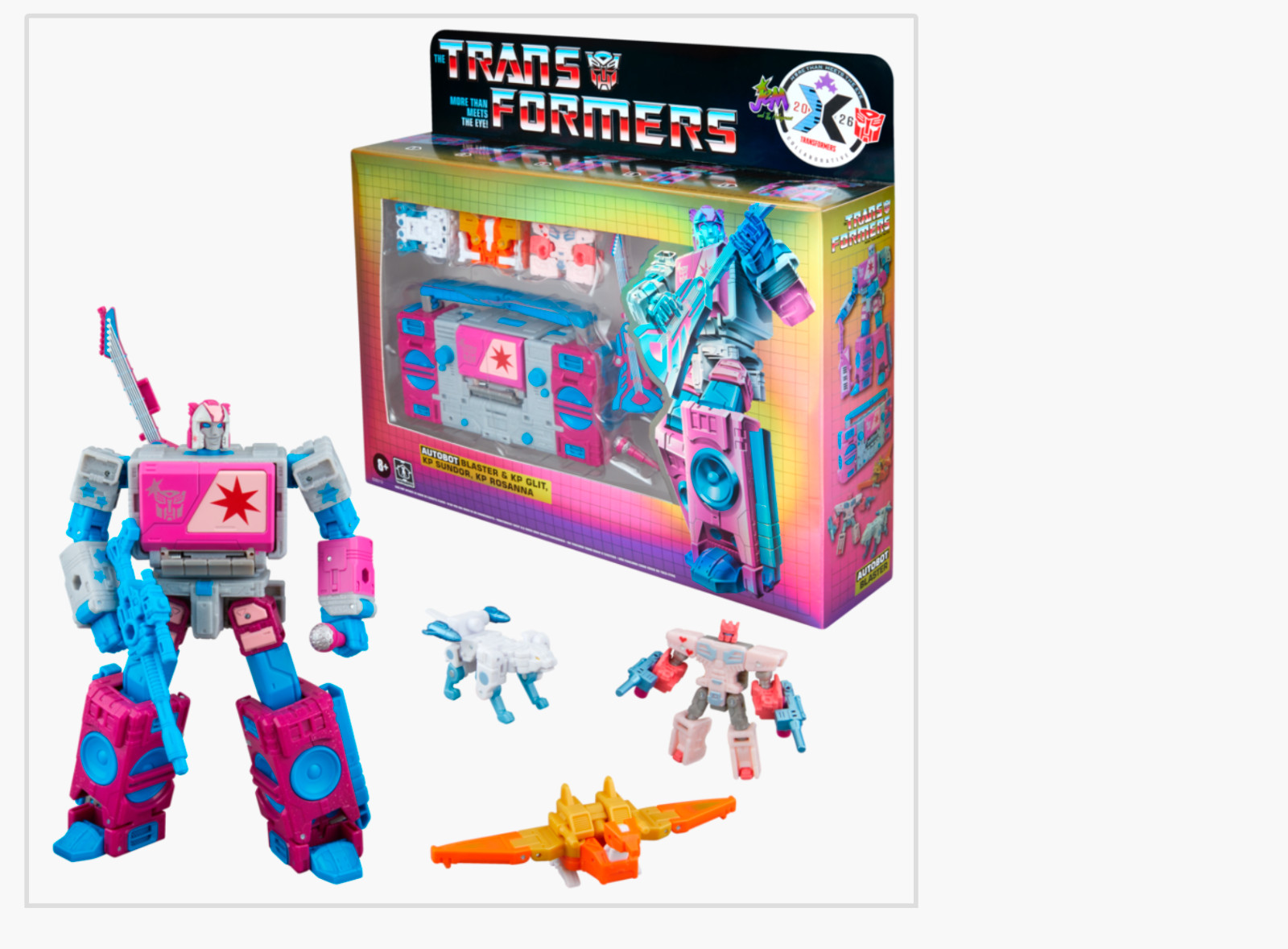 SDCC 2026 Hasbro Transformers x Jem and the Holograms Mash-Up Set