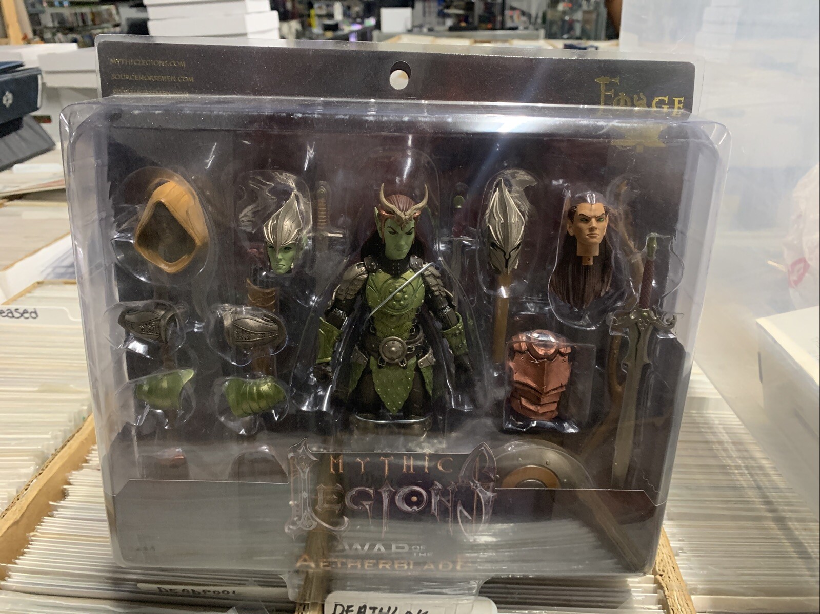 Mythic Legions Deluxe Male Elf Builder Forge Founder War of Aetherblade NISB
