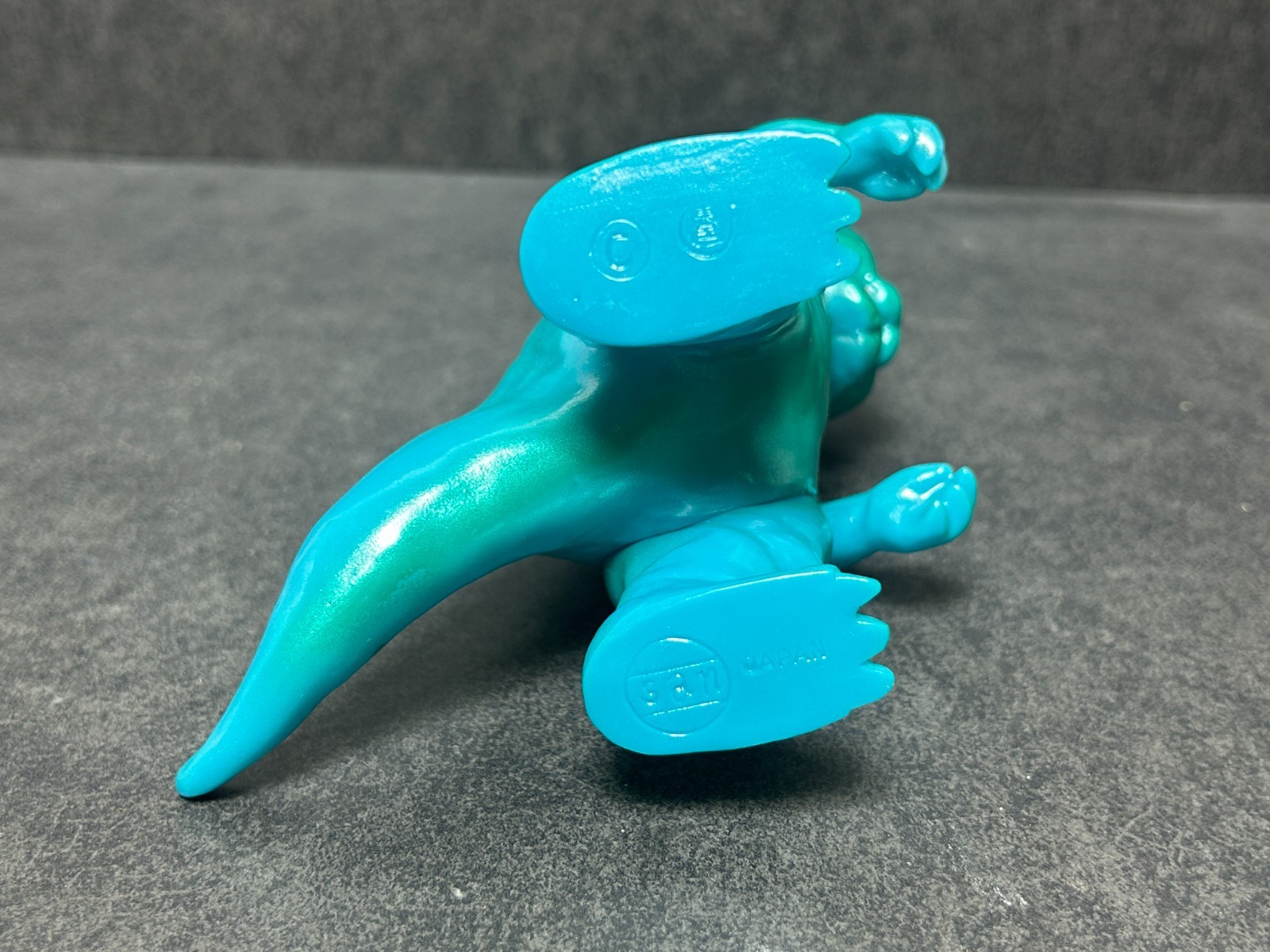 Marusan Minilla Metallic Sofubi 6.6&Prime; Soft Vinyl Figure Godzilla w/ Header & Bag