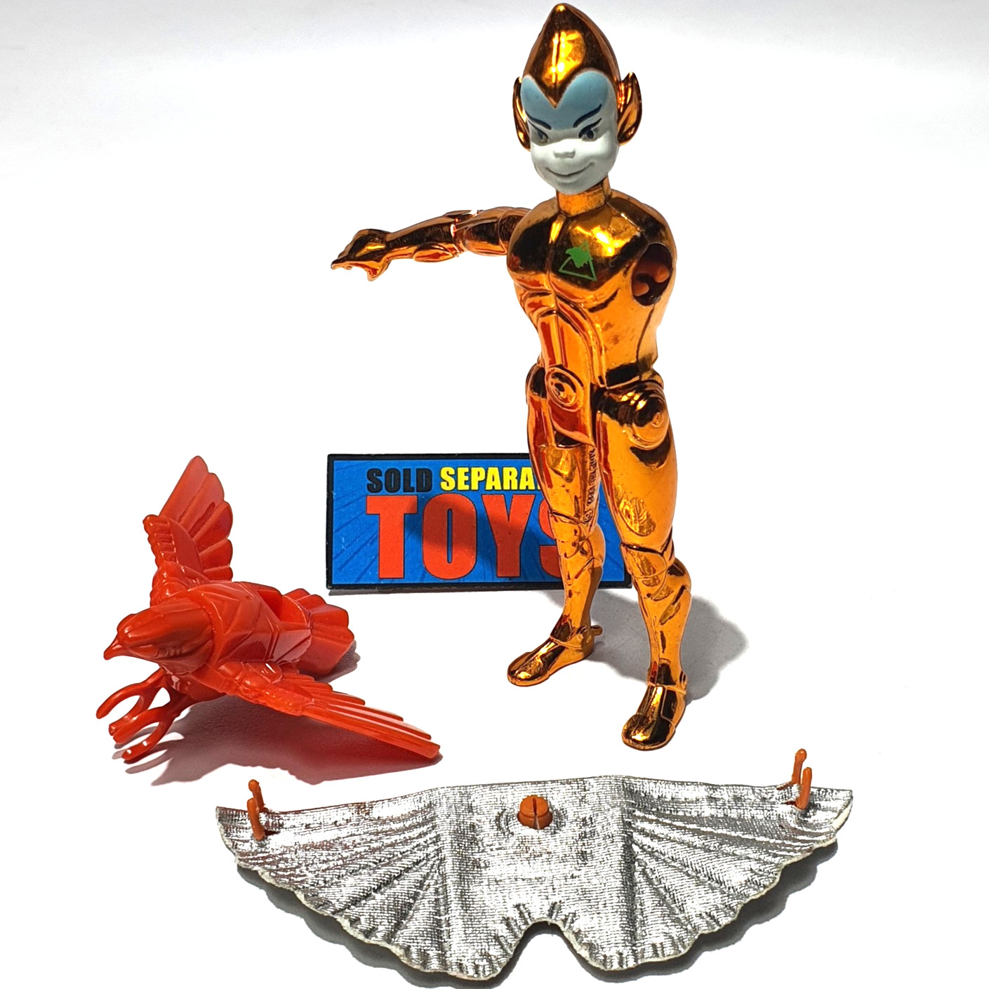 Vtg SilverHawks COPPER KIDD & MAY DAY figures 100% original 1986 Kenner *READ*