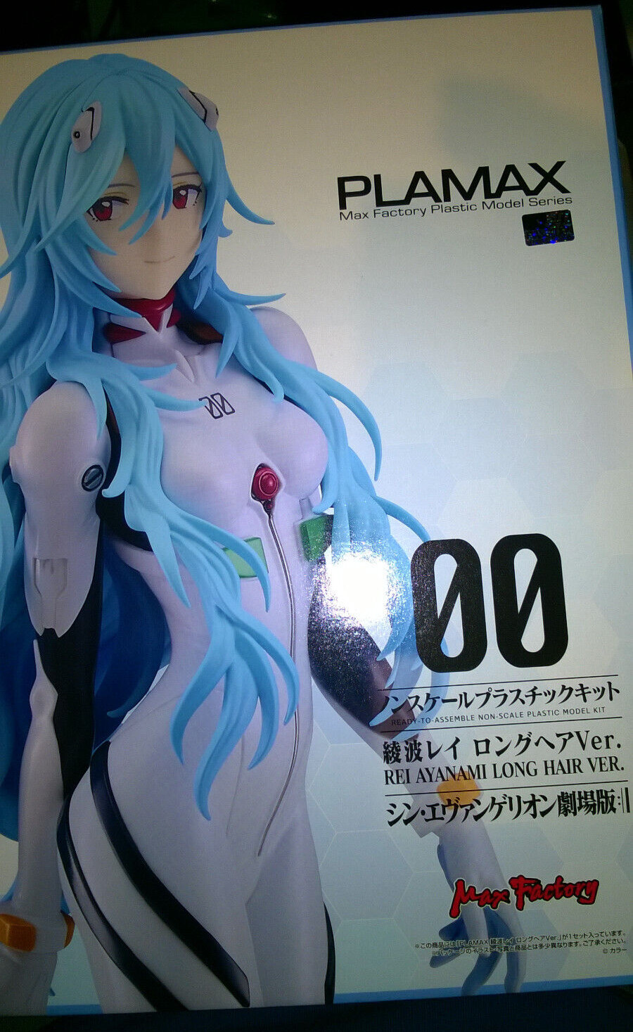Rebuild of Evangelion PLAMAX Rei Ayanami Long Hair Model Kit New Import Japan