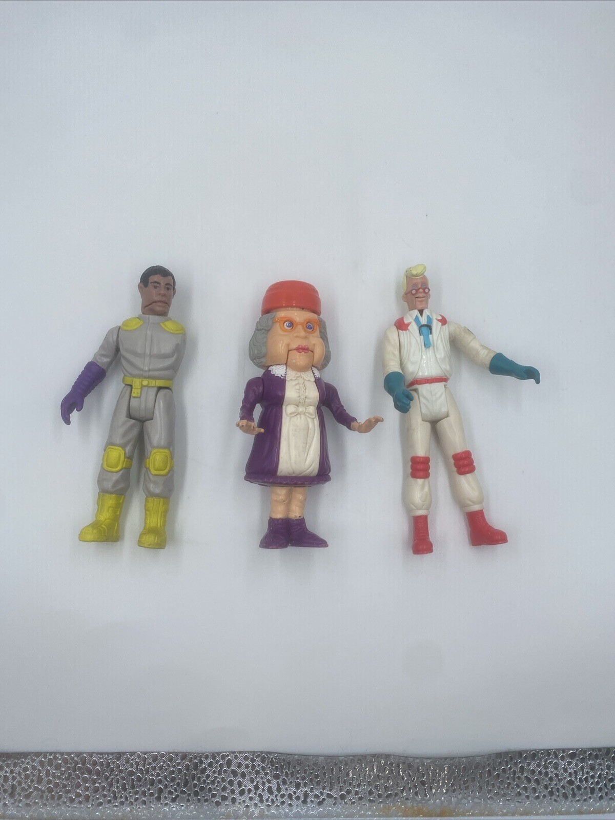Vtg The Real Ghostbusters Figures Granny Gross Winston Zeddmore Egon Spengler