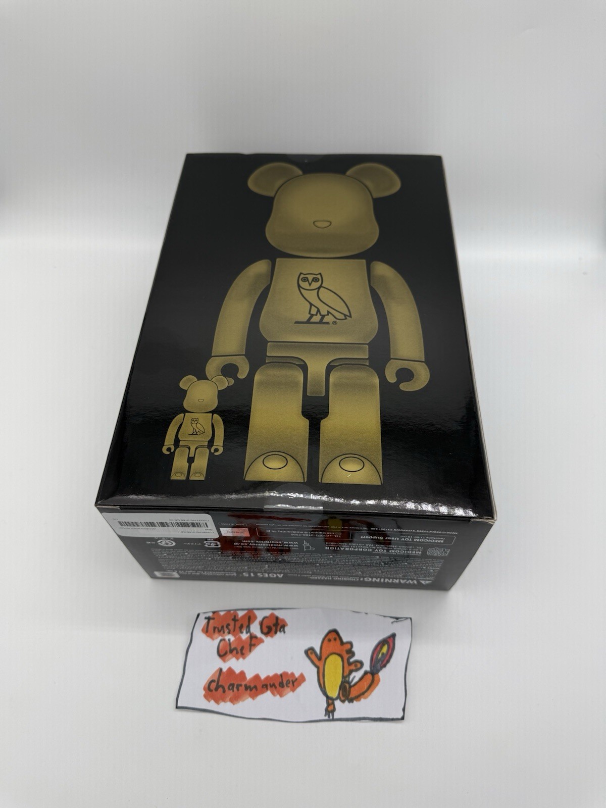 Bearbrick x OVO 100% & 400% Collectible Set GOLD