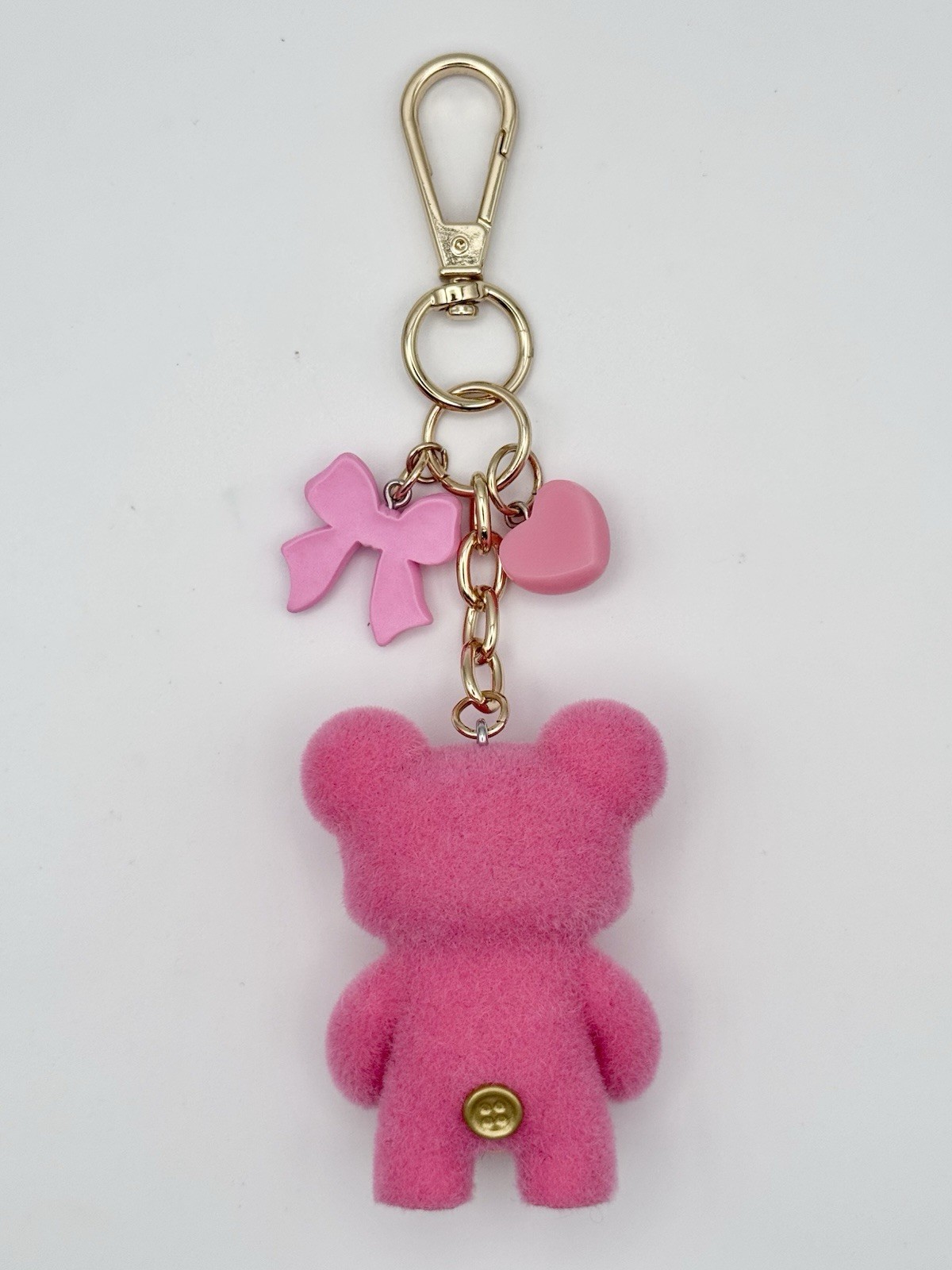 Fuggler Funny Ugly Monster Custom Keychain, Bag Charm – Gold Heart Ultra Rare!!