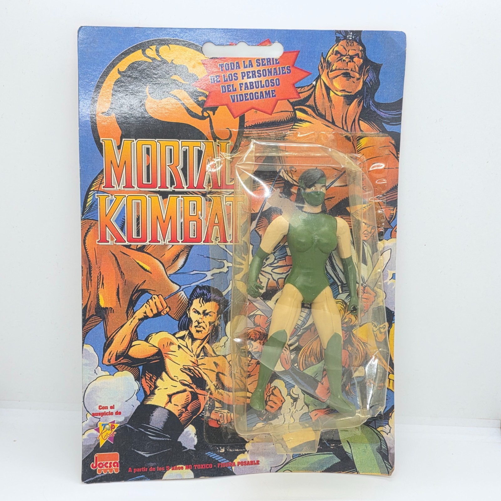 MORTAL KOMBAT JADE BRAND JOCSA ARGENTINA MOC 1994 RARE