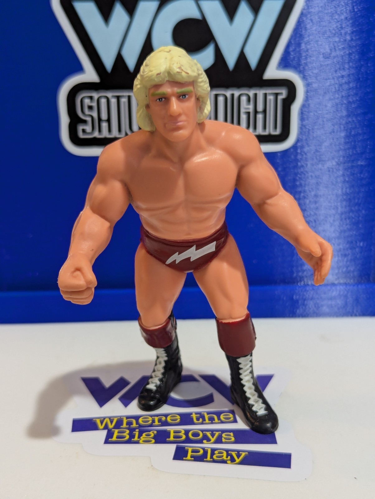 Vintage WCW Galoob Ric Flair – WWF Mattel LJN Hasbro – UK Exclusive
