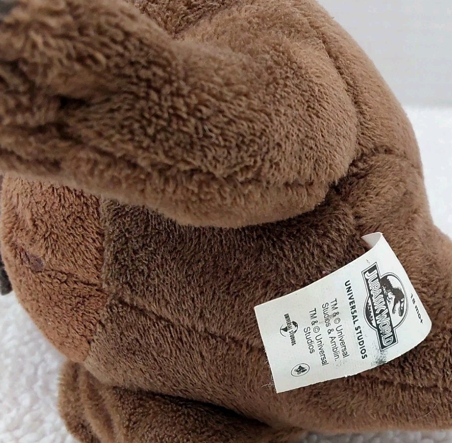 Universal Studios Jurassic World Brown T-Rex Dinosaur Buddy 9” Plush Stuffed