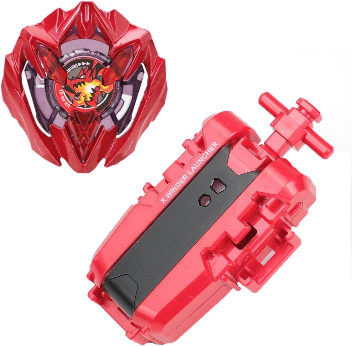 Gyro X Set, Attack Type with X String Launcher, Right-Spin Starter Pack, Great T