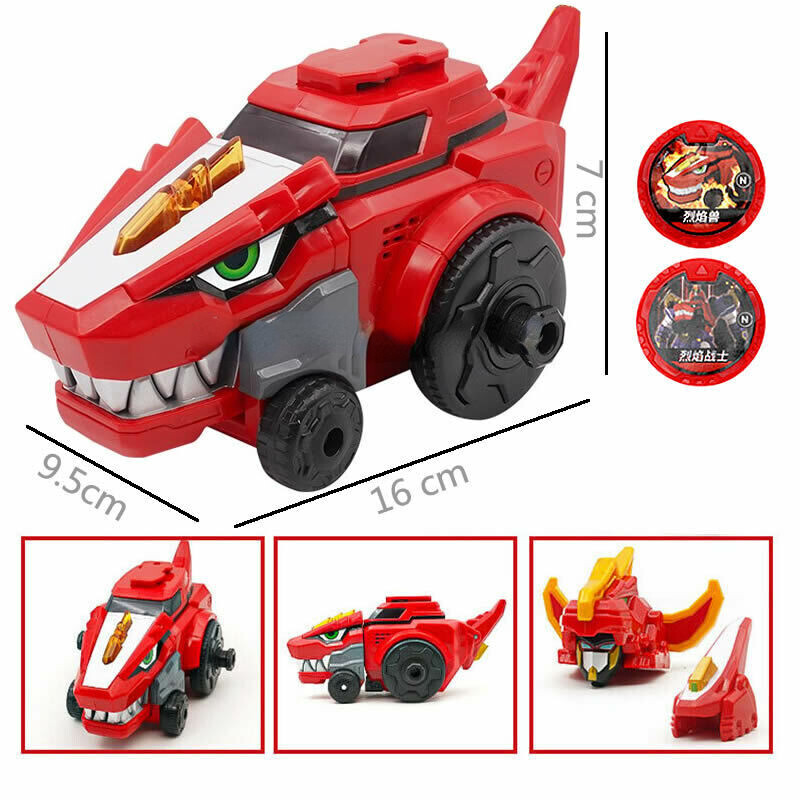 Dino Core Ultra D-Buster Tyranno Dinosaur Transform Robot Combiner 5 in 1 Figure