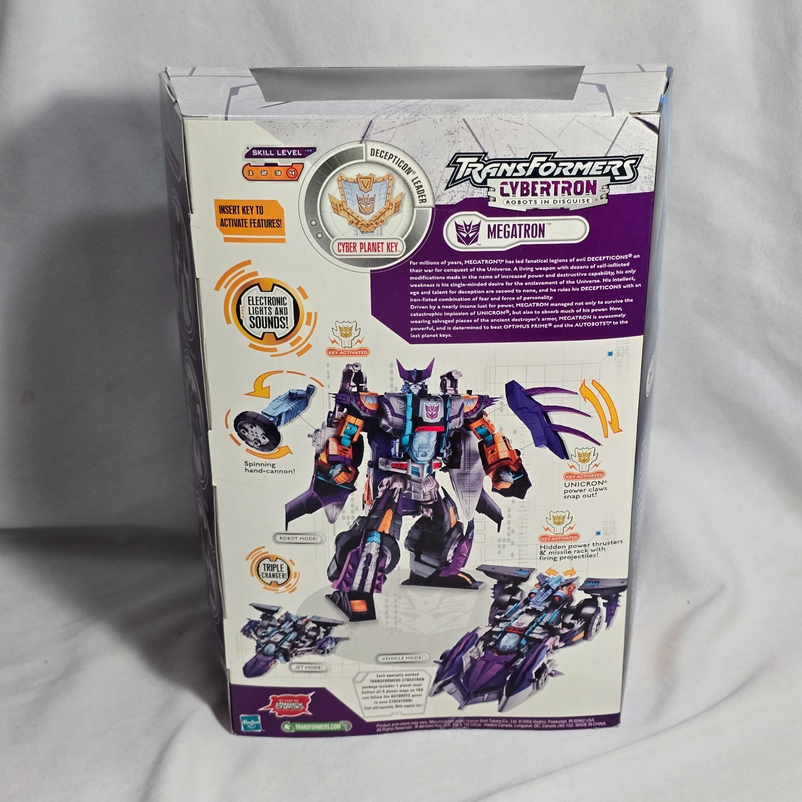 Transformers Cybertron 2005 Leader Class MEGATRON – NEW Sealed / Never Opened!