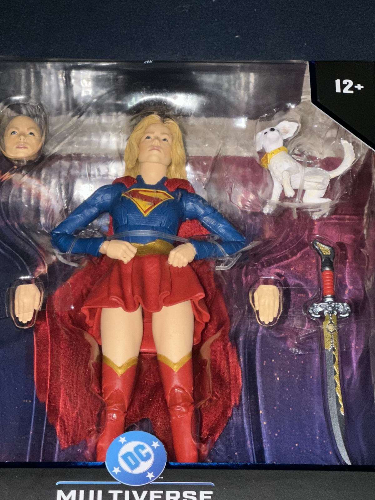 McFarlane Supergirl + Baby Krypto DC Multiverse Deluxe Theatrical Edition Figure