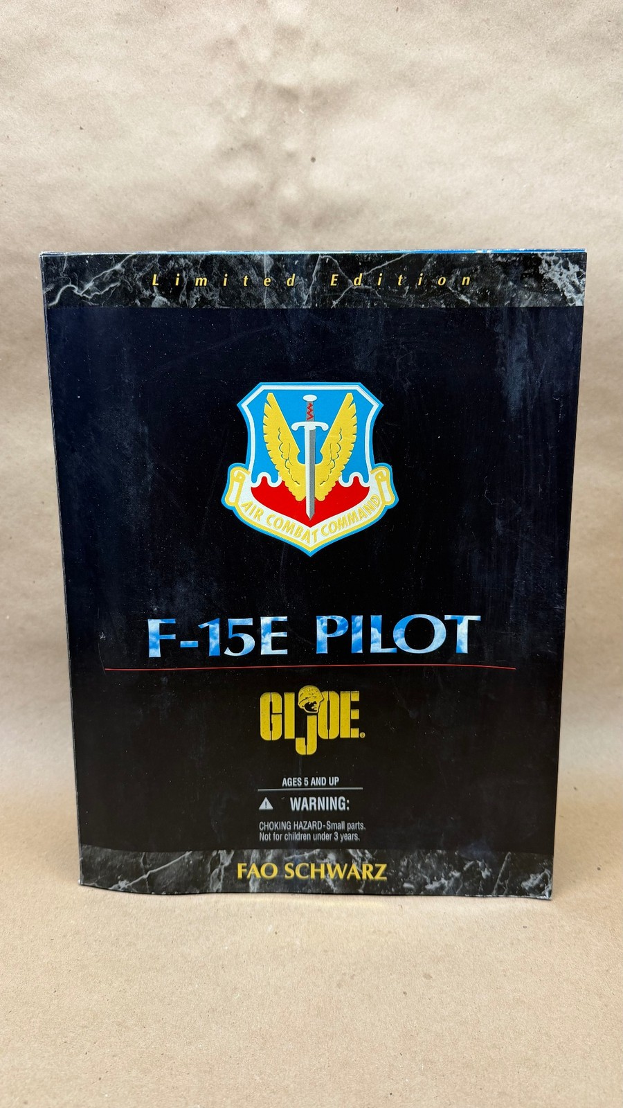 Vtg Original 1996 Kenner G.I. JOE F-15E PILOT FAO Schwarz Limited Edition MIB